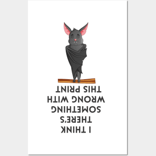 Upside Down BAT Posters and Art